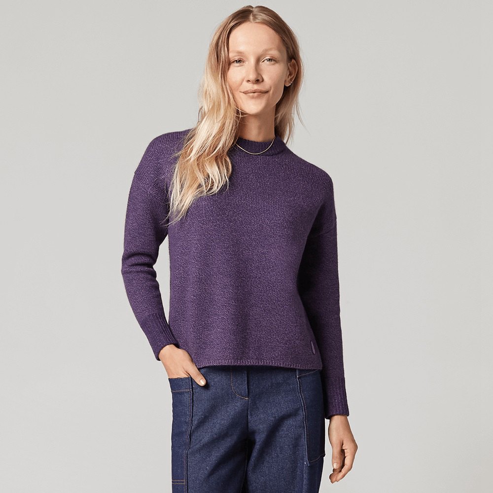 Allbirds Women's Wool Jumper - Sweaters Purple - ICZ473690